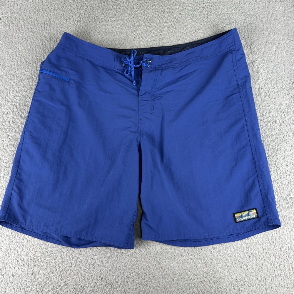 Patagonia Wavefarer Boardshorts Mens 38 Swim Trunks Recycled‎ Fishing Net Surf